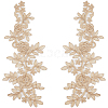 Flower Polyester Embroidery Lace Appliques DIY-WH20011-03D-1