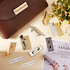 18Pcs 3 Colors Alloy Blank Name Tags FIND-WR0005-10-4