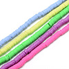 Handmade Polymer Clay Bead Strands CLAY-T002-6mm-M-1