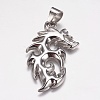 Tarnish Resistant 304 Stainless Steel Big Pendants STAS-K171-21P-1