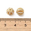 Rack Plating Brass Pave Cubic Zirconia Beads KK-D100-10G-02-3