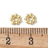 Flower Brass Spacer Beads KK-F892-55G-2