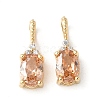 Brass Micro Pave Cubic Zirconia Pendants KK-Q031-43G-03-1