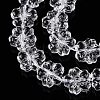 Transparent Glass Beads Strands GLAA-N001-55-3