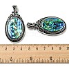 Natural Paua Shell Big Pendants FIND-Z032-08A-3