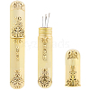 Zinc Alloy Craft Sewing Needles Case Box TOOL-WH20013-08G-1