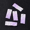 Gradient Spray Painted Alloy Pendants FIND-E026-04-2