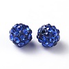 Polymer Clay Rhinestone Beads RB-A053-6mm-05-2