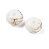 Opaque Spray Painted Glass Beads X1-GLAA-G118-01J-2