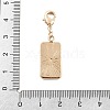 Alloy Rhinestone & Enamel Pendant Decoration HJEW-P021-01J-G-3