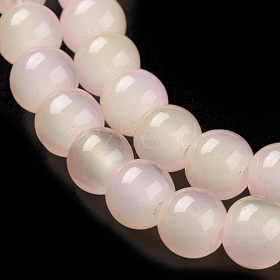Baking Paint Glass Beads Strands DGLA-R053-01C-1