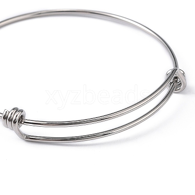 Tarnish Resistant Adjustable 316 Surgical Stainless Steel Expandable Bangle Making LS-MAK-M188-02-1