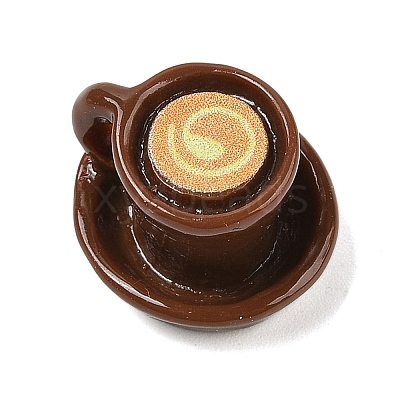 Resin Coffee Miniature Ornaments DOLL-P002-A01-1