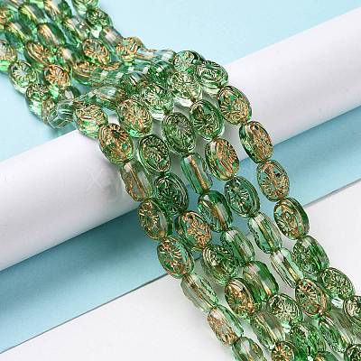 Transparent Glass Beads Strands GLAA-F114-05E-1