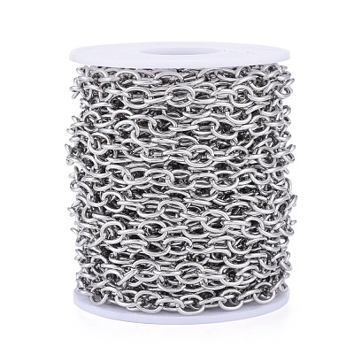 Tarnish Resistant 304 Stainless Steel Cable Chains CHS-F011-02A-P-1