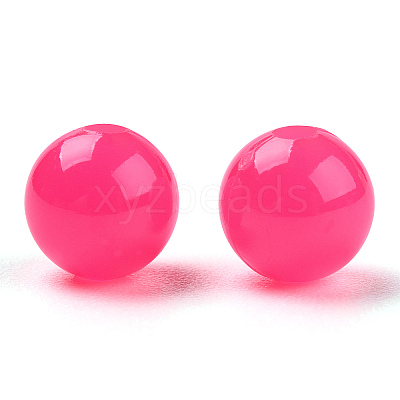 Opaque Plastic Beads KY-T005-6mm-625-1