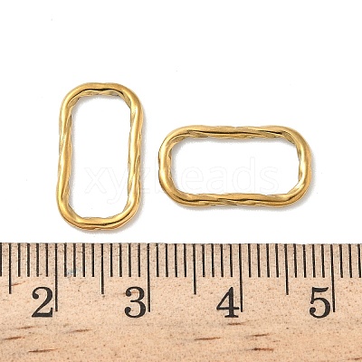 304 Stainless Steel Twisted Linking Rings STAS-L300-006B-G-1