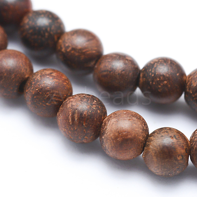 Natural Wood Beads Strands WOOD-P011-06-4mm-1