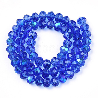 Electroplate Glass Beads Strands EGLA-A034-T3mm-L26-1