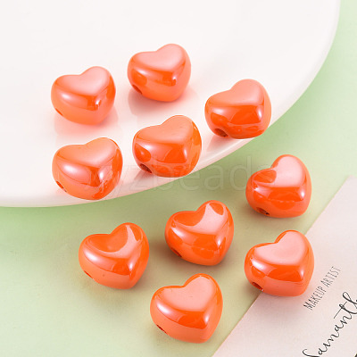 Opaque Acrylic European Beads MACR-S372-03B-84-1
