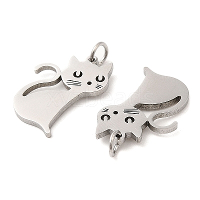 Non-Tarnish 304 Stainless Steel Pendants STAS-Z042-10P-1