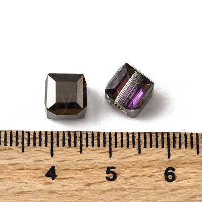 Electroplated Glass Beads EGLA-G040-01A-HP06-1