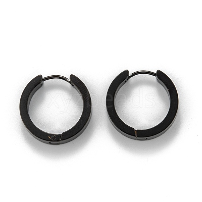 304 Stainless Steel Huggie Hoop Earrings EJEW-O087-09G-EB-1