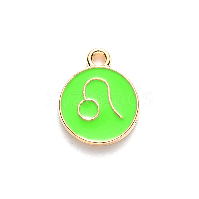Alloy Enamel Pendants LS-X-ENAM-S124-01A-06G-1