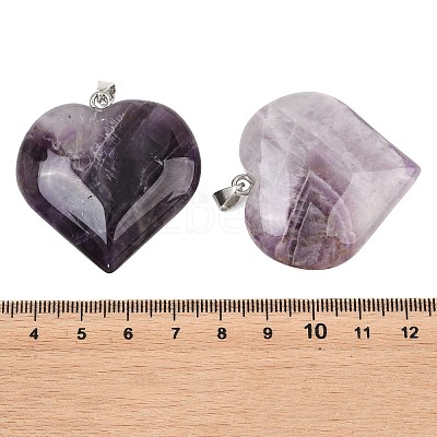 Natural Banded Amethyst Pendants GG-K002-04T-1