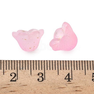 Frosted Glass Bead Cap FGLA-C001-01J-1