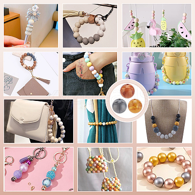 Food Grade Silicone Focal Beads SIL-PH0001-29A-1