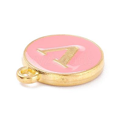Golden Plated Alloy Enamel Charms ENAM-Q437-14V-1