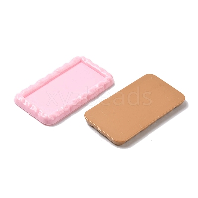 Opaque Resin Cabochon Settings RESI-G118-02B-1