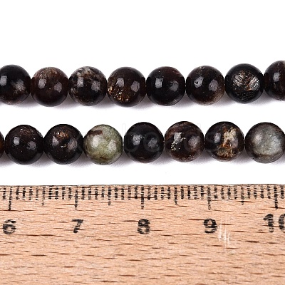 Natural Biotite Beads Strands G-Q616-01B-1