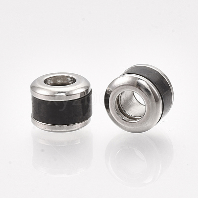 304 Stainless Steel European Beads STAS-S079-99A-P-1