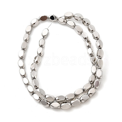 Electroplate Glass Beads Strands EGLA-F166-02A-P-1