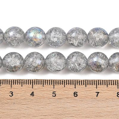 Crackle Czech Pressed Glass Beads GLAA-I061-17-1