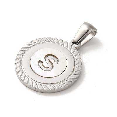 304 Stainless Steel Pendants STAS-I204-S-P-1