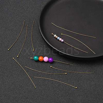 Brass Ball Head Pins X-RP0.6x70mm-AB-1