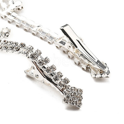 Alloy Rhinestone Hair Chain LS-OHAR-M044-02D-S-1