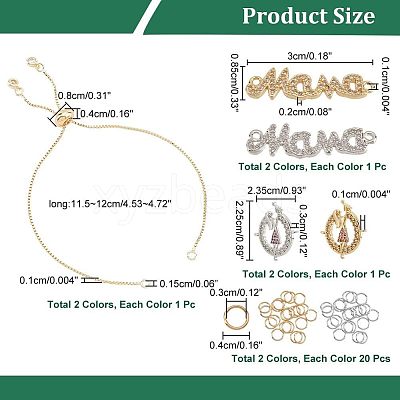 DIY Mother's Day Bracelet Making Kit DIY-NB0007-69-1