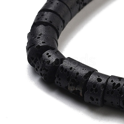 Natural Lava Rock Dyed Beads Strands G-K375-G07-01-1