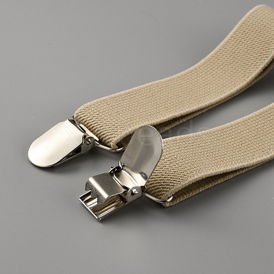 Adjustable Polyester Y-Shaped Heavy Duty Suspenders AJEW-WH0307-23C-1