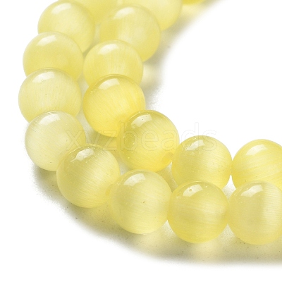 Cat Eye Beads Strands CE-R002-6mm-09-1