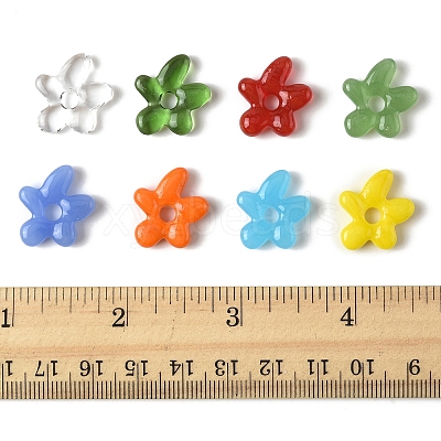 16Pcs 8 Colors Handmade Lampwork Beads LAMP-FS0001-28-1