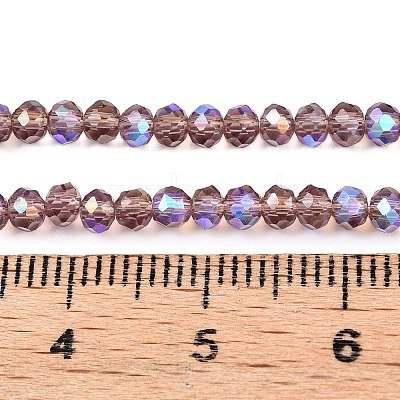 Electroplate Glass Beads Strands EGLA-A044-T2mm-L07-1