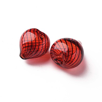 Transparent Handmade Blown Glass Globe Beads X-GLAA-T012-42-1