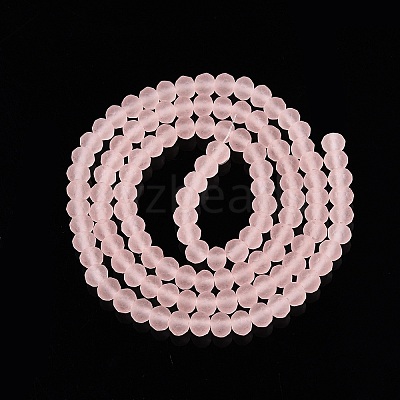 Transparent Glass Beads Strands EGLA-A044-T4mm-MD22-1