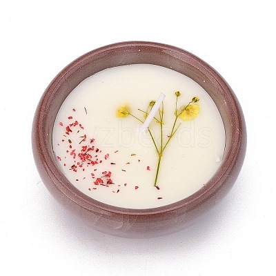 SaddleBrown Porcelain Candles DIY-P009-D12-1