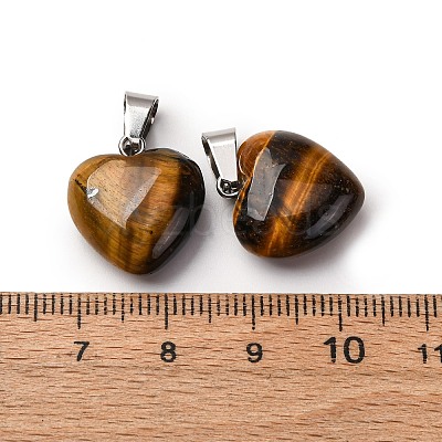 Natural Tiger Eye Pendants G-I311-A07-1